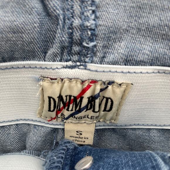 Denim Blvd Paper Bag
 Skirt Small Pockets Paper Bag Waist Mini Stretch Vacation - Picture 6 of 10